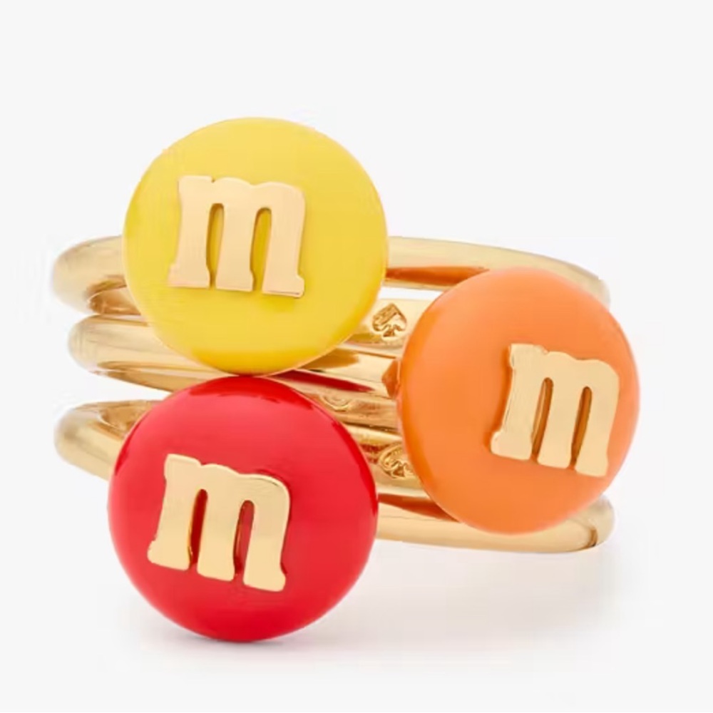 Kate Spade M&M's Stacking Ring Set of 3
New m&m